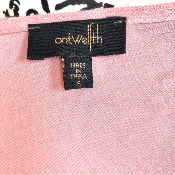 Cream Pink Color Deep V-Neck Long Sleeve Blouse with Side Zi… - Picture 6 of 6